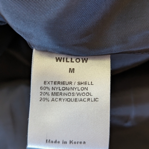 April May Willow Plaid Buffalo Check Wool Blend Blazer Jacket Medium Red Black - Picture 6 of 16